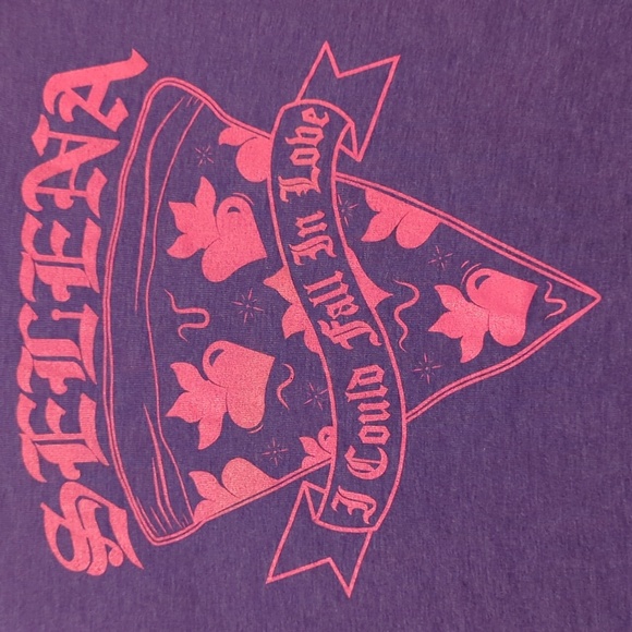 Selena Purple Graphic Sweatshirt - Picture 1 of 7
